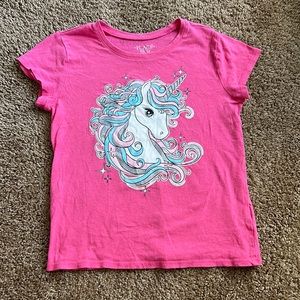 Pink unicorn shirt
